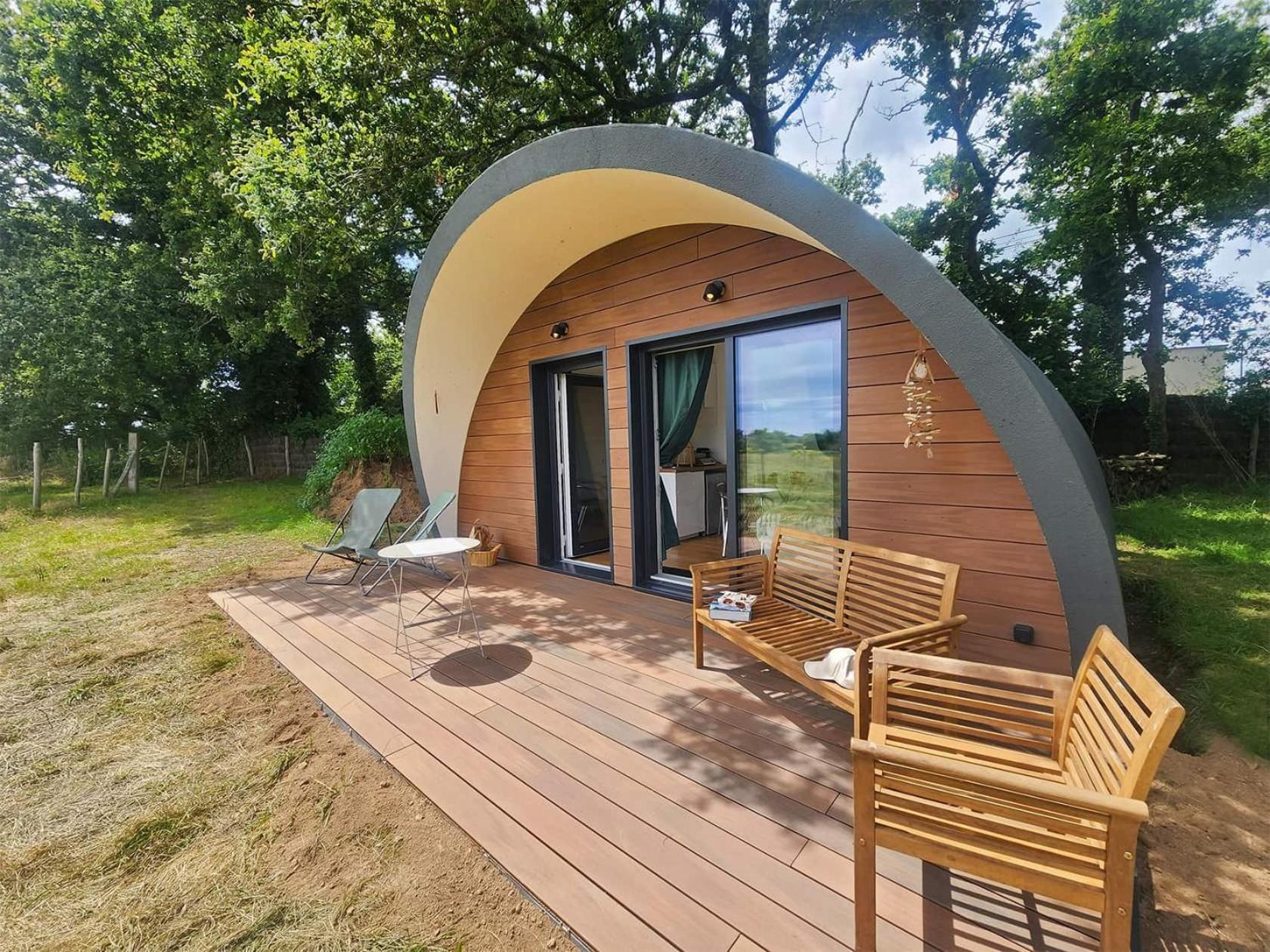 Gites & Tiny Houses Les Hauts De Toulvern Baden Room photo